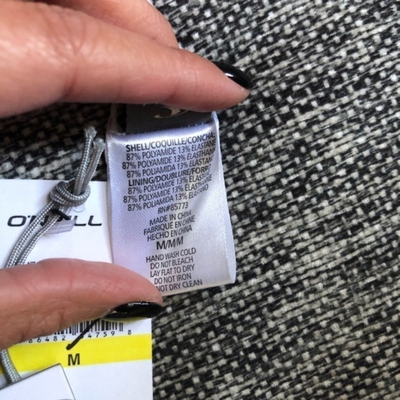 O’Neill Women's Ikat Dreams Tri Bikini Top M Tropical Boho - Picture 6 of 8